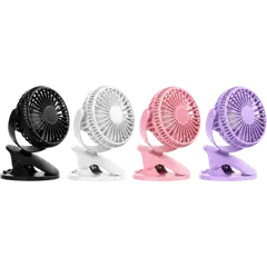 Rechargeable Desk Table Mini Fan - Rokomari